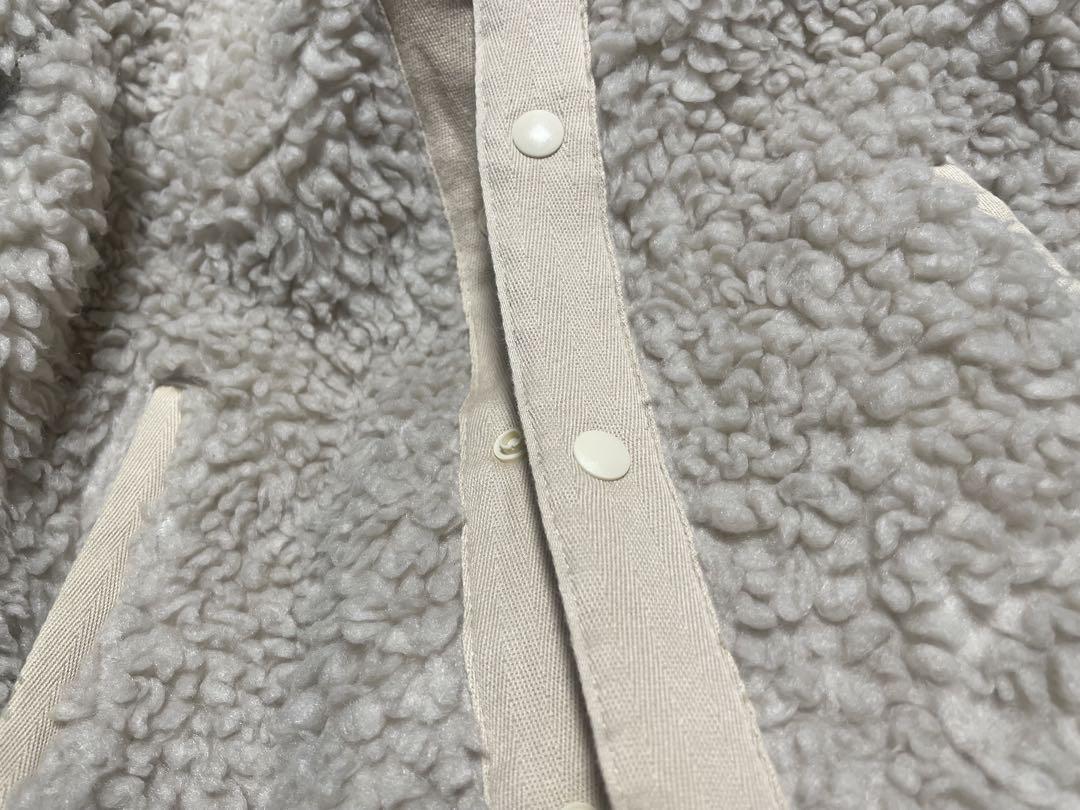 【美品】patagonia フリースジャケット S クリーム色