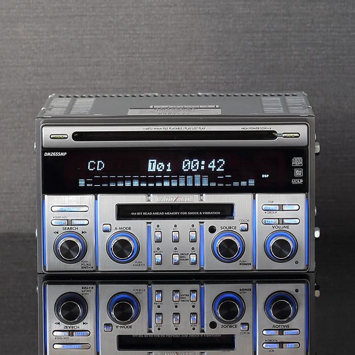 当時物グッドデザイン賞 DMZ655MP CD(MP3/WMA)/MD 2DIN