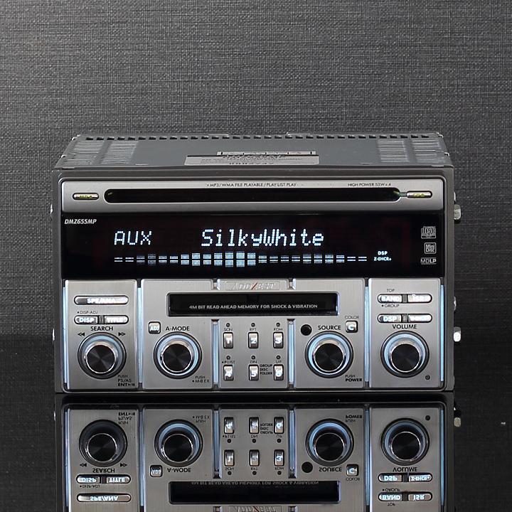 当時物グッドデザイン賞 DMZ655MP CD(MP3/WMA)/MD 2DIN