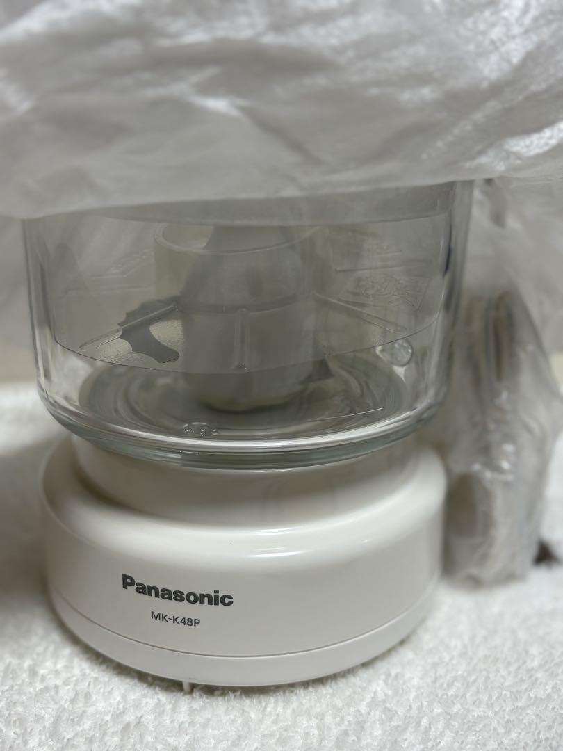 【未使用品】Panasonic フードプロセッサー ✨MK-K48-W ホワイト