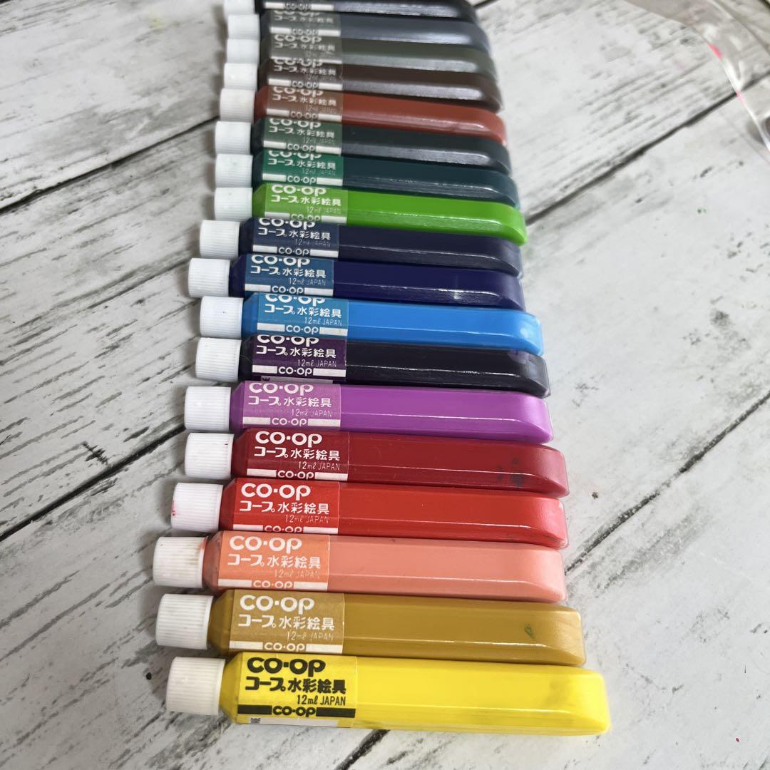 まっち絵具 透明水彩 18色セット 中古 - メルカリ