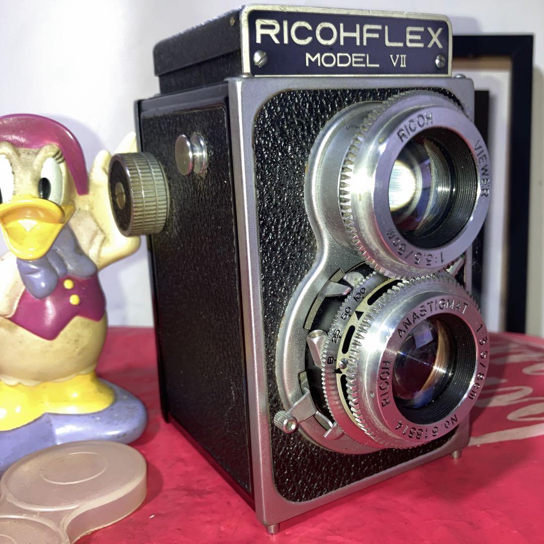 アンティーク特別蔵出RICOH F LEX modelV I IM二眼レフ完動品 アンティーク未使用品RICOHFLEX MODEL VI 二眼レフ外観傷無完動