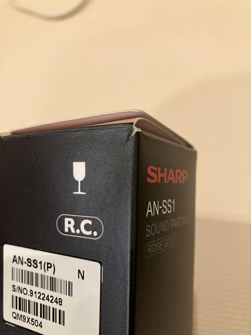 SHARPネックスピーカーAN-SS1 サウンドパートナー