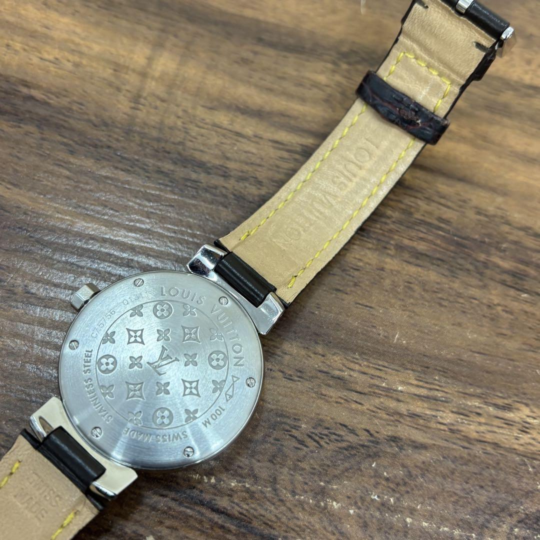 売り尽くし】ルイヴィトンタンブール時計Q1311 メンズ ブラウン 売り尽くし】ルイヴィトンタンブール時計Q1311 メンズ ブラウン