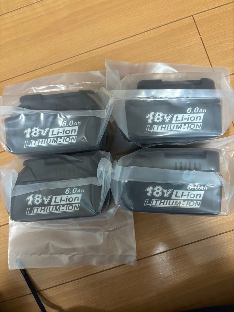 【4個】保証付 Yookoto社純正バッテリー BL1860B 18V