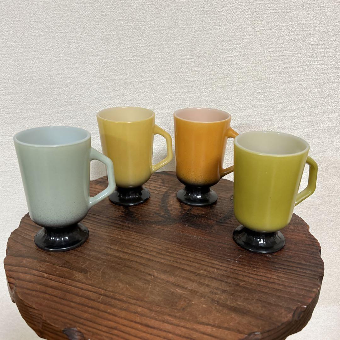ファイヤーキング フッテッドマグ マグカップ 4色4個セット