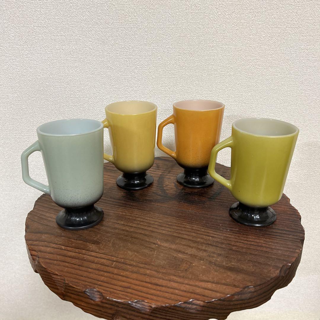 ファイヤーキング フッテッドマグ マグカップ 4色4個セット ファイヤーキング フッテッドマグ マグカップ 4色4個セット