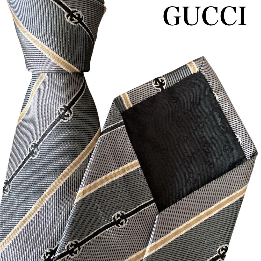 GUCCI グッチ トムフォード ネクタイ レジメンタル GGインター
