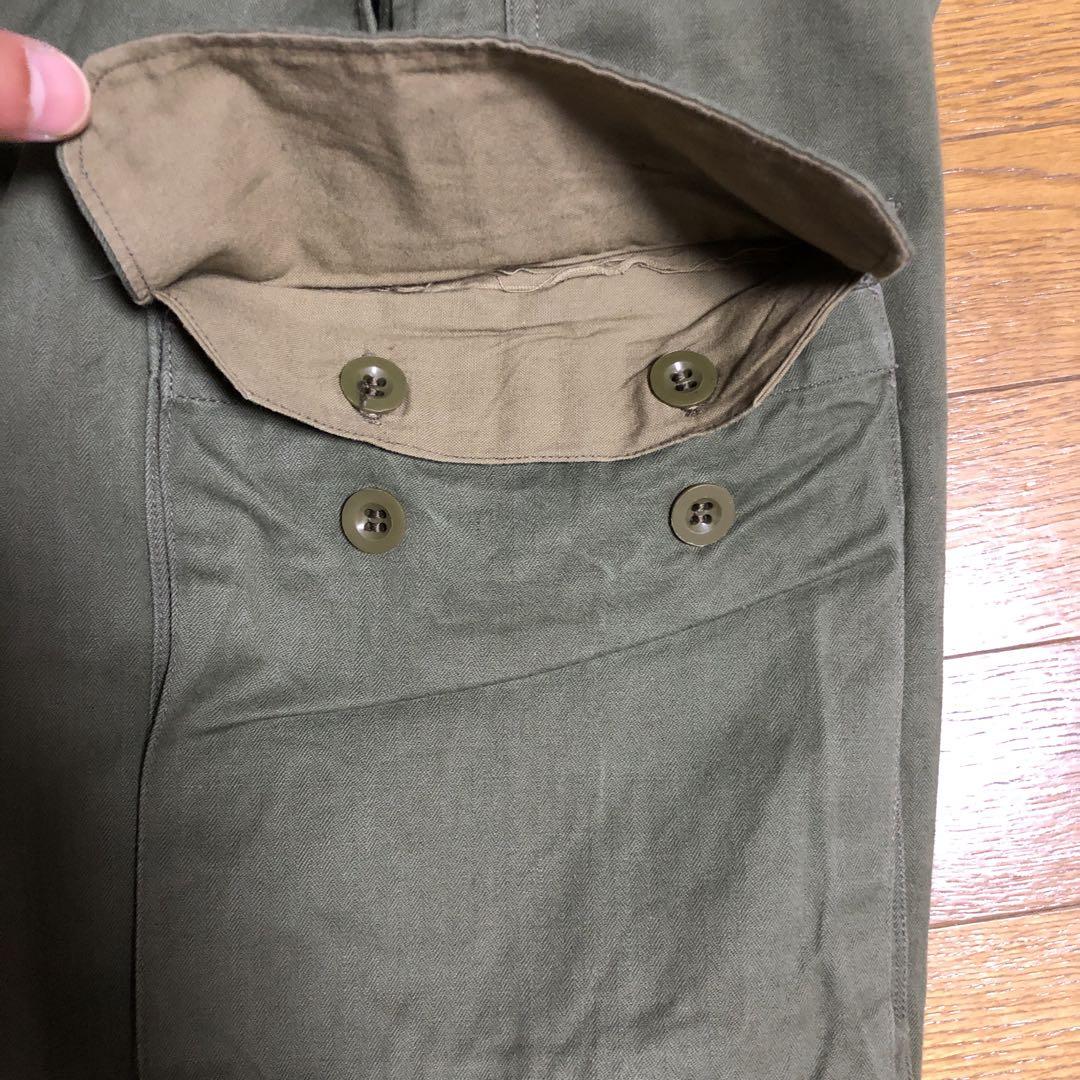 フランス軍 m47 カーゴパンツ 60s vintage 実寸21 後期 前期