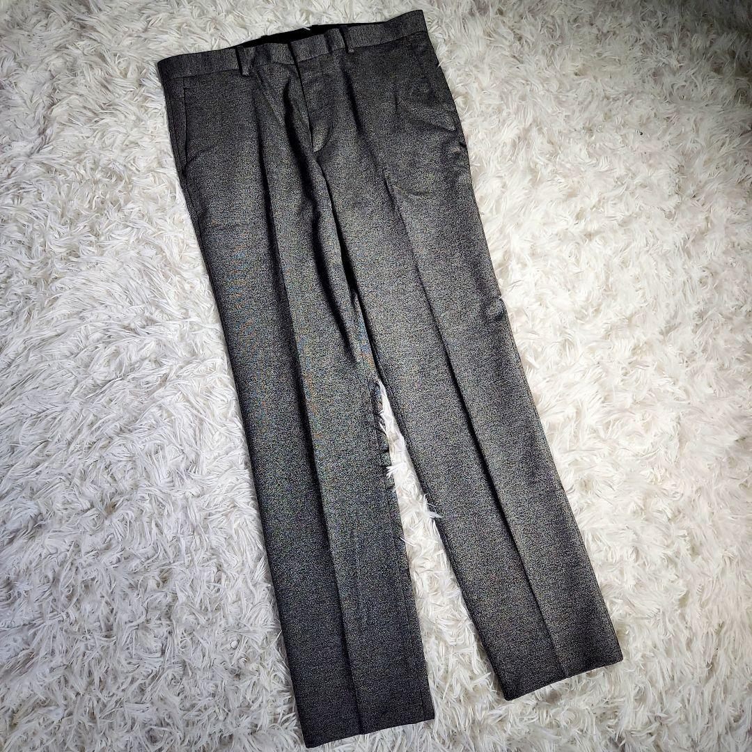 [美品]　Theory　ジャージー　スーツ　セットアップ　　光沢グレー　XL