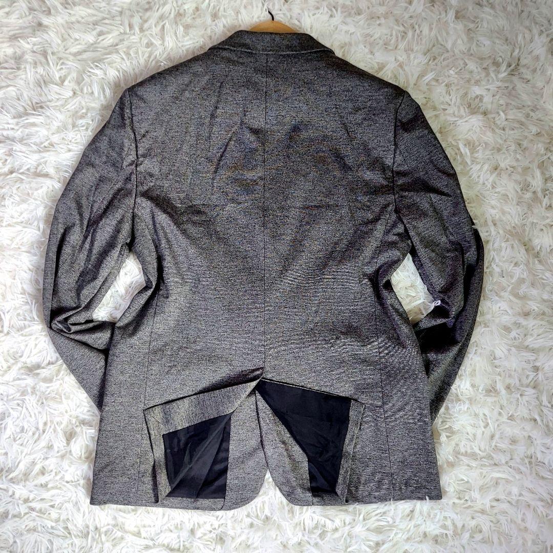[美品]　Theory　ジャージー　スーツ　セットアップ　　光沢グレー　XL