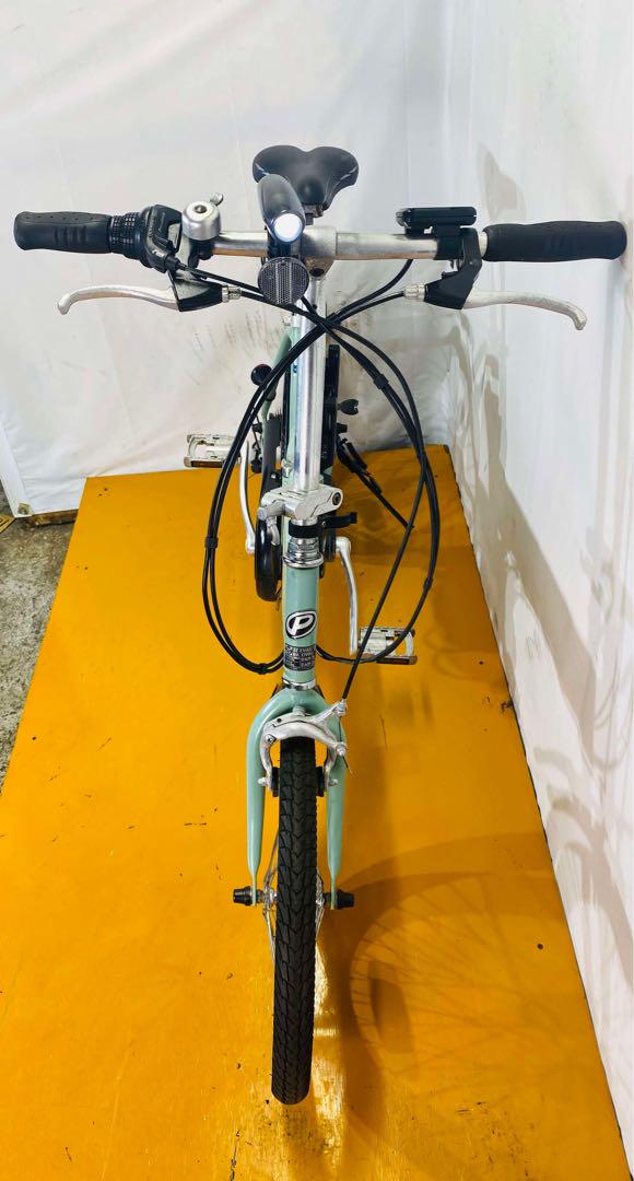 送料無料 条件付き パナソニック折り畳み式 前18/後20型 電動自転車中古車
