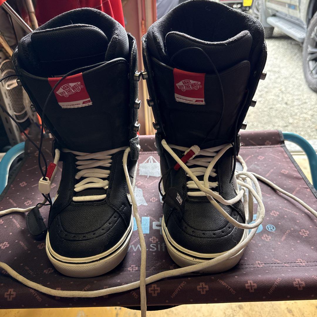 Vans スノーボードブーツ ブラック VANS 予約 バンズ ブーツ BOOTS HI-STANDARD OG / BLACK/WHITE