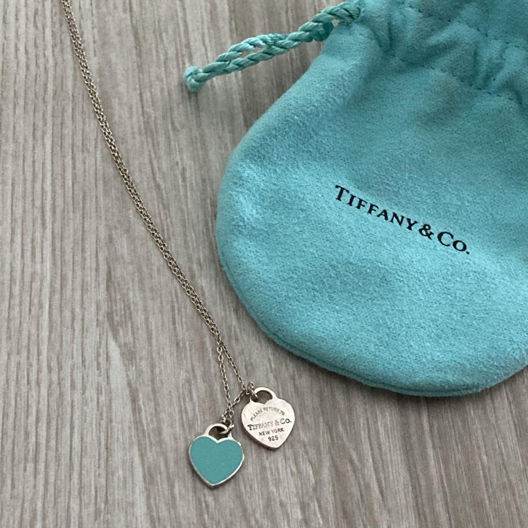 Tiffany & Co.リターントゥティファニーダブルハートミニ ネックレス