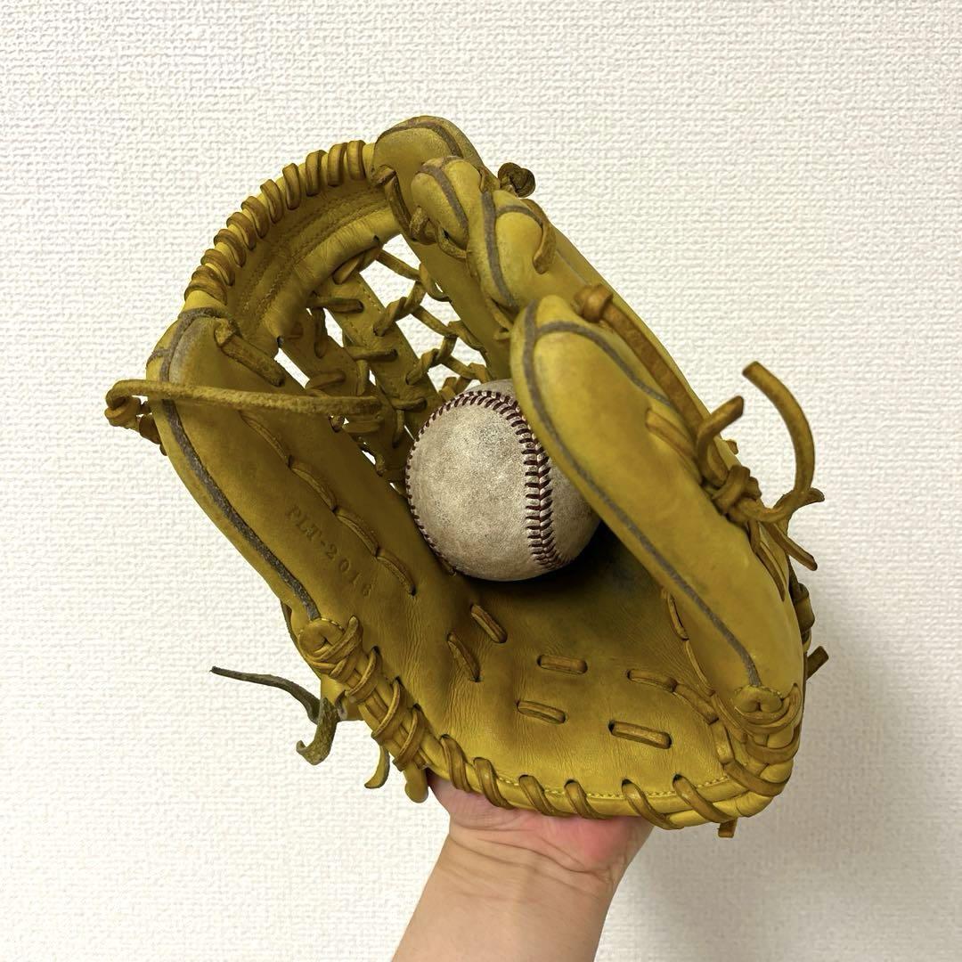 014 ハイゴールド 型良 即戦力 硬式 内野手用グローブ