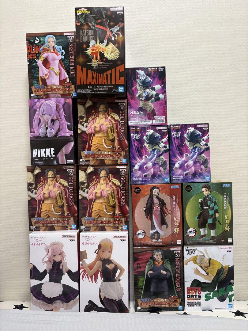 特価品！プライズフィギュアまとめ売り15点　最新プライズフィギュア　新品未開封品