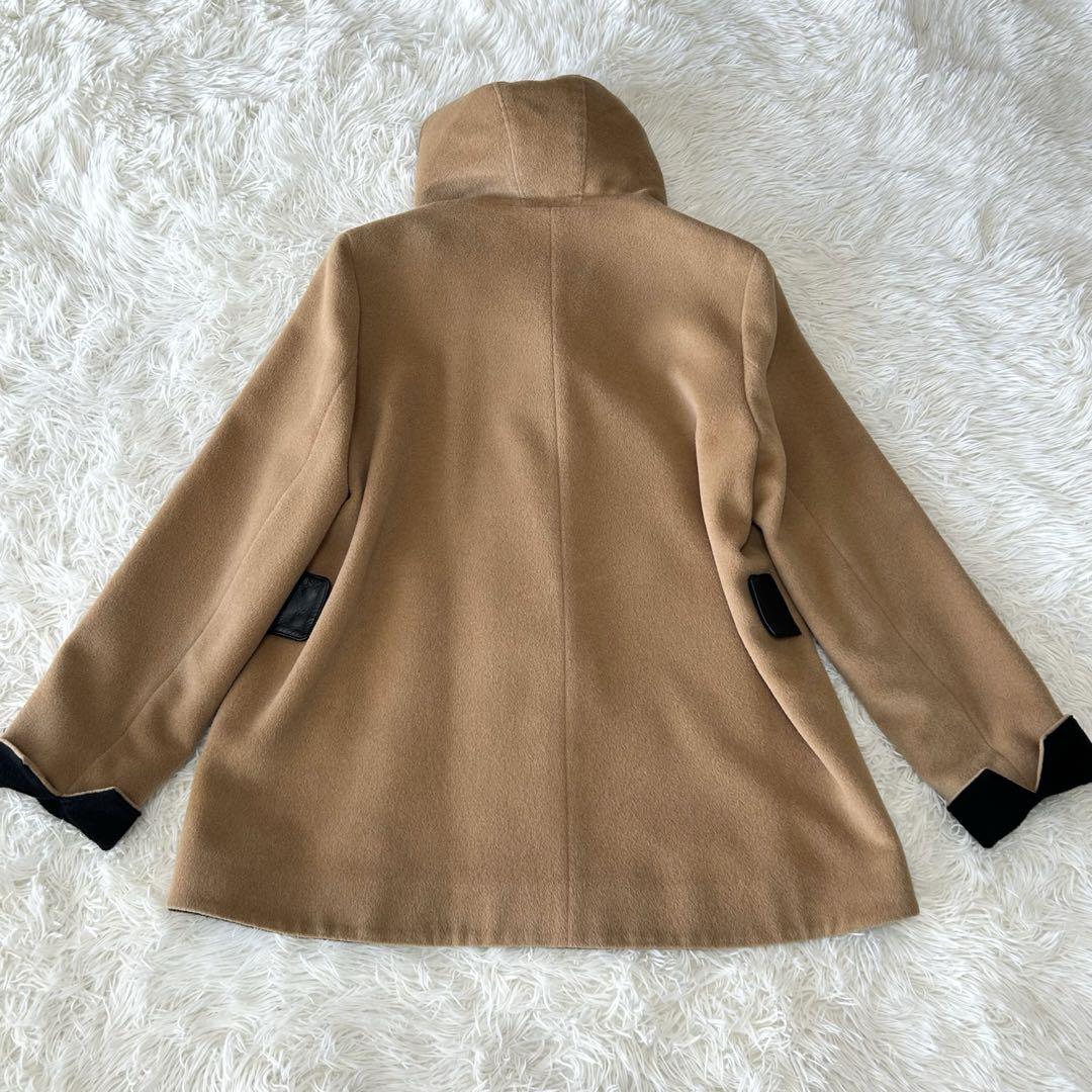 極美品✨キヨコタカセ コムサデモード アンゴラ ダッフル ファーコート ショート