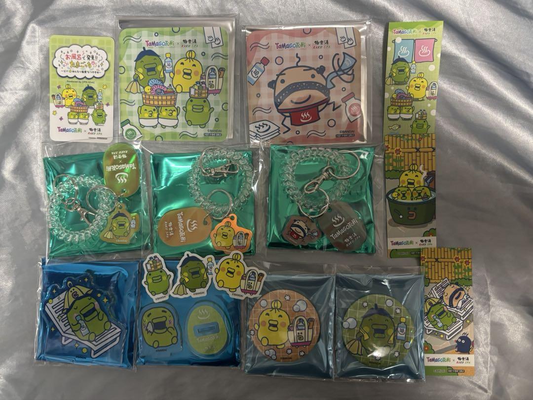 たまごっち 極楽湯 くちぱっちファミリー+おやじっち16点セット