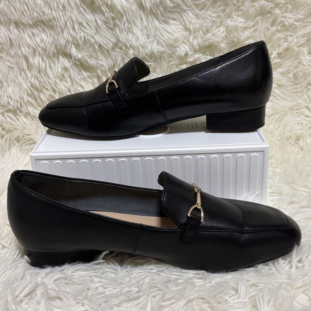 【極美品】ヒミコ 防水ビットローファー ブラック 元箱・保存袋付き ✨HIMIKO ヒミコ 卑弥呼 ビットローファー シープレザー