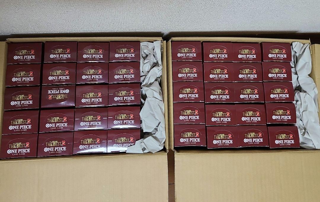 【新品未開封】ワンピースカードゲーム THEBEST Vol.2　40box