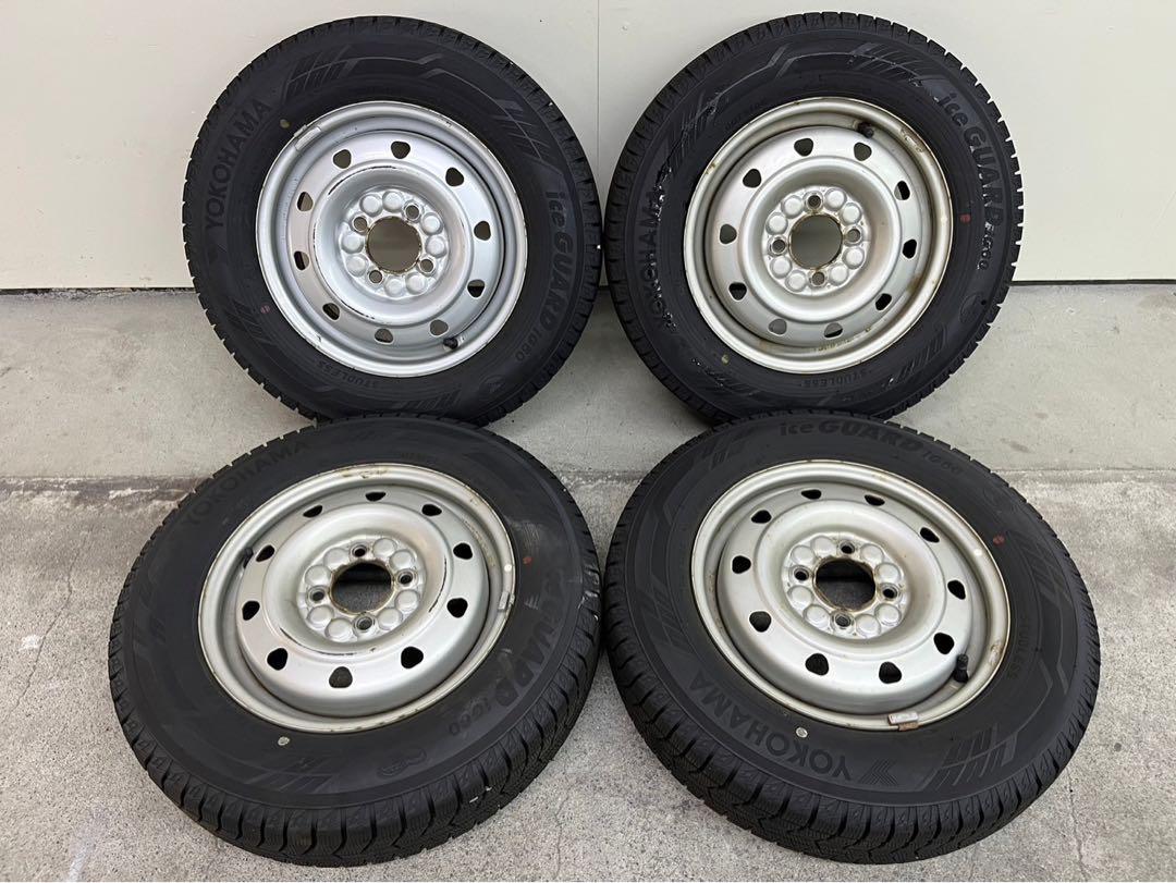 145/80R13 2022年製✨ ヨコハマ バリ山 スタッドレスタイヤ 4本