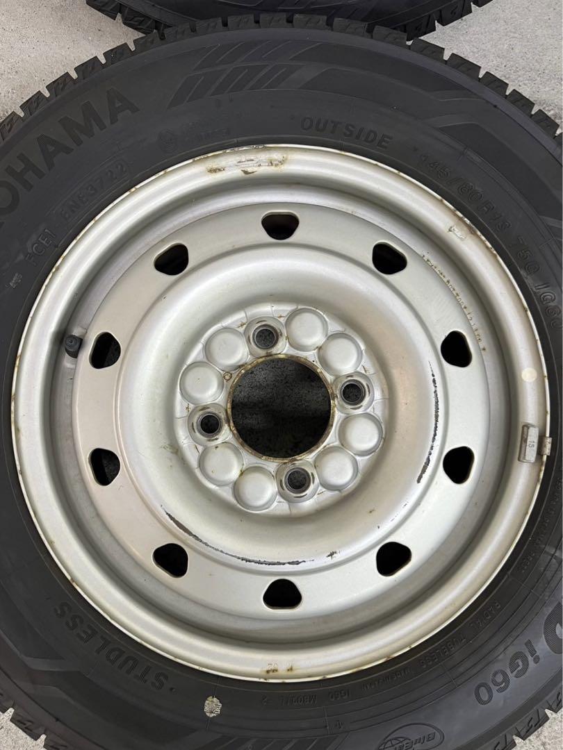 145/80R13 2022年製✨ ヨコハマ バリ山 スタッドレスタイヤ 4本
