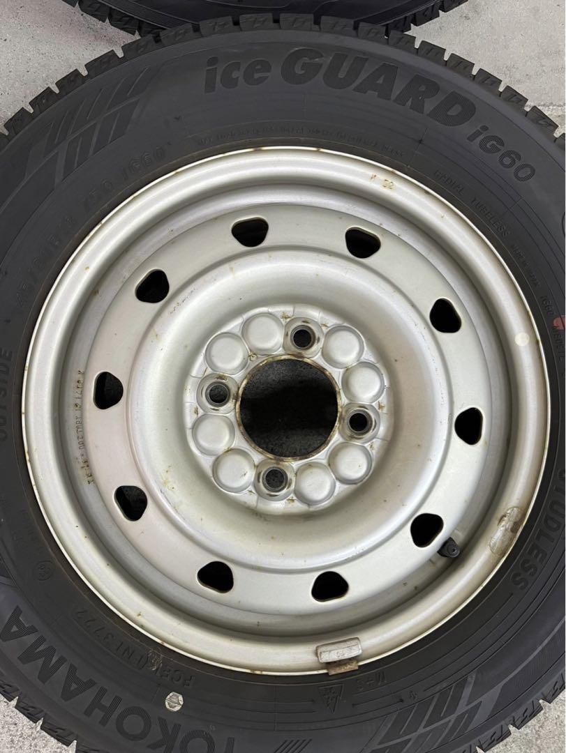 145/80R13 2022年製✨ ヨコハマ バリ山 スタッドレスタイヤ 4本