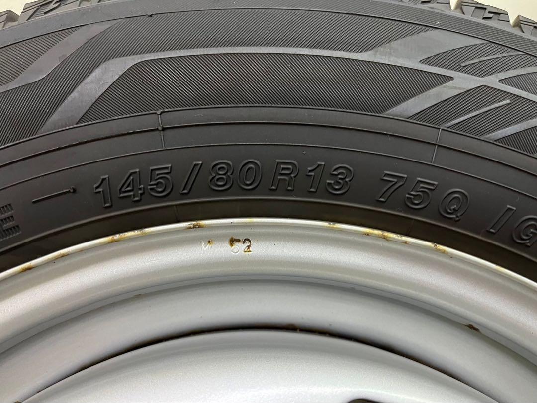 145/80R13 2022年製✨ ヨコハマ バリ山 スタッドレスタイヤ 4本
