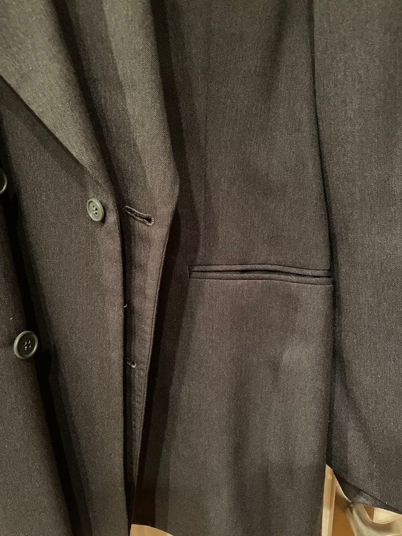 KATHARINE HAMNETT グレー ダブルブレストジャケットL KATHARINE HAMNETT KANDAIZUMI_COM