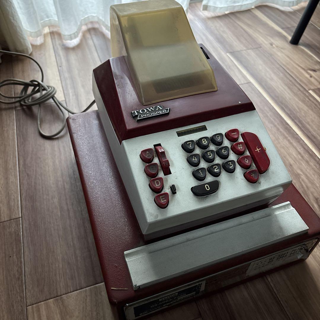 昭和レトロ TOWA レジスター チェックライター K22EB