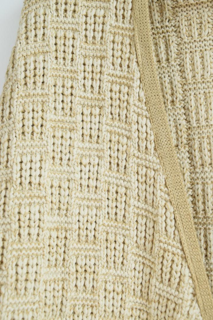 新品 定価2 TODAYFUL ニット ジャガード ガウン 36