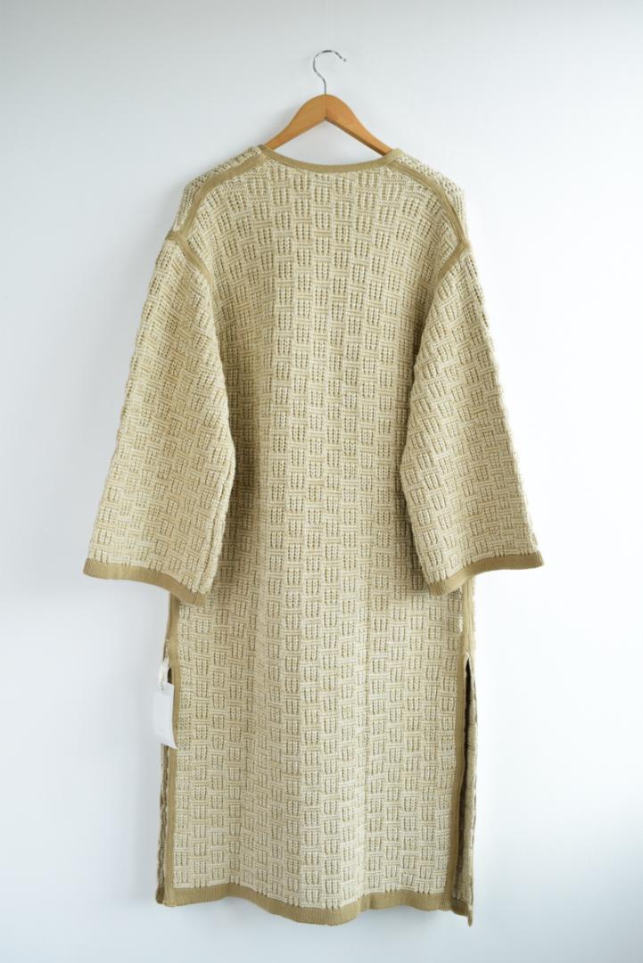 新品 定価2 TODAYFUL ニット ジャガード ガウン 36