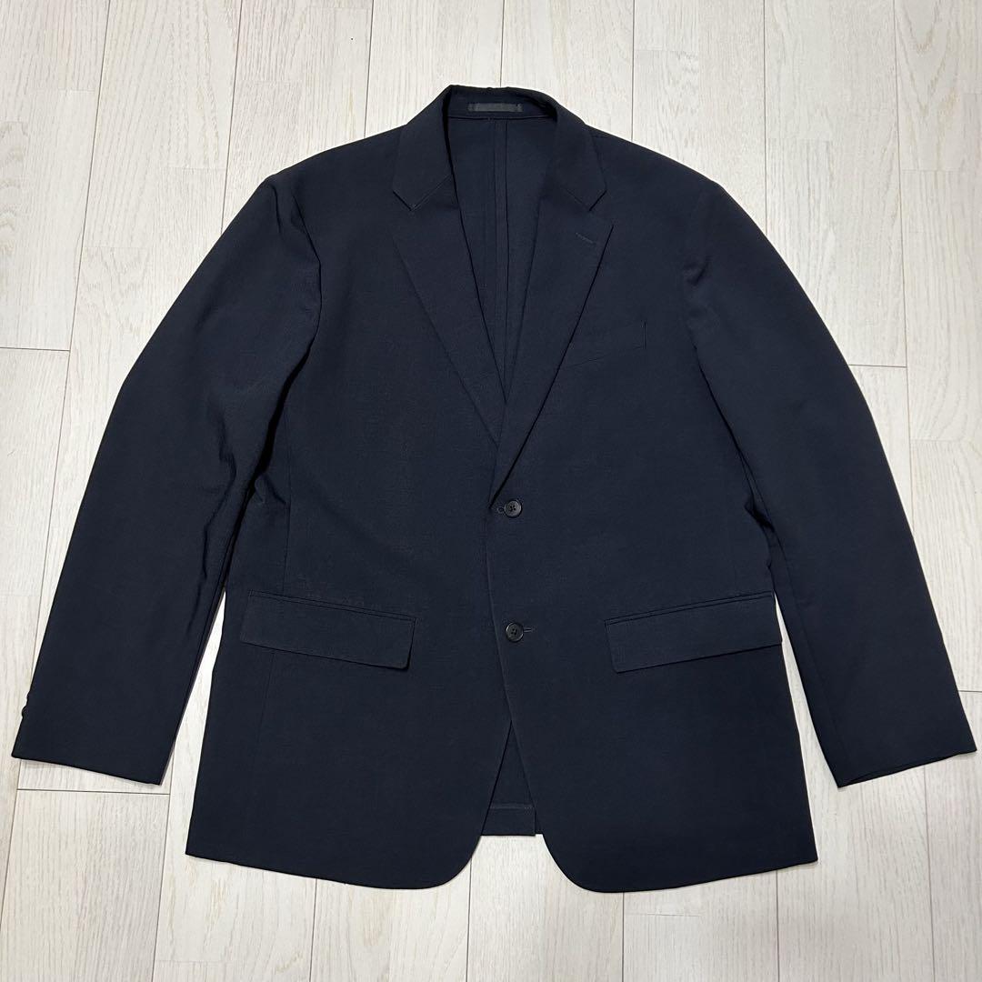 UNIQLO ユニクロ 感動ジャケット＋パンツ 上下セット ネイビー