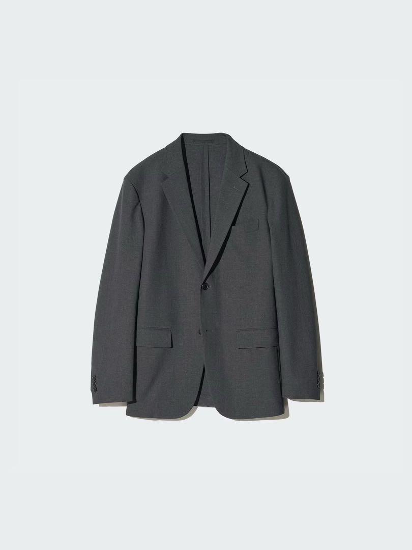 UNIQLO ユニクロ 感動ジャケット＋パンツ 上下セット ネイビー