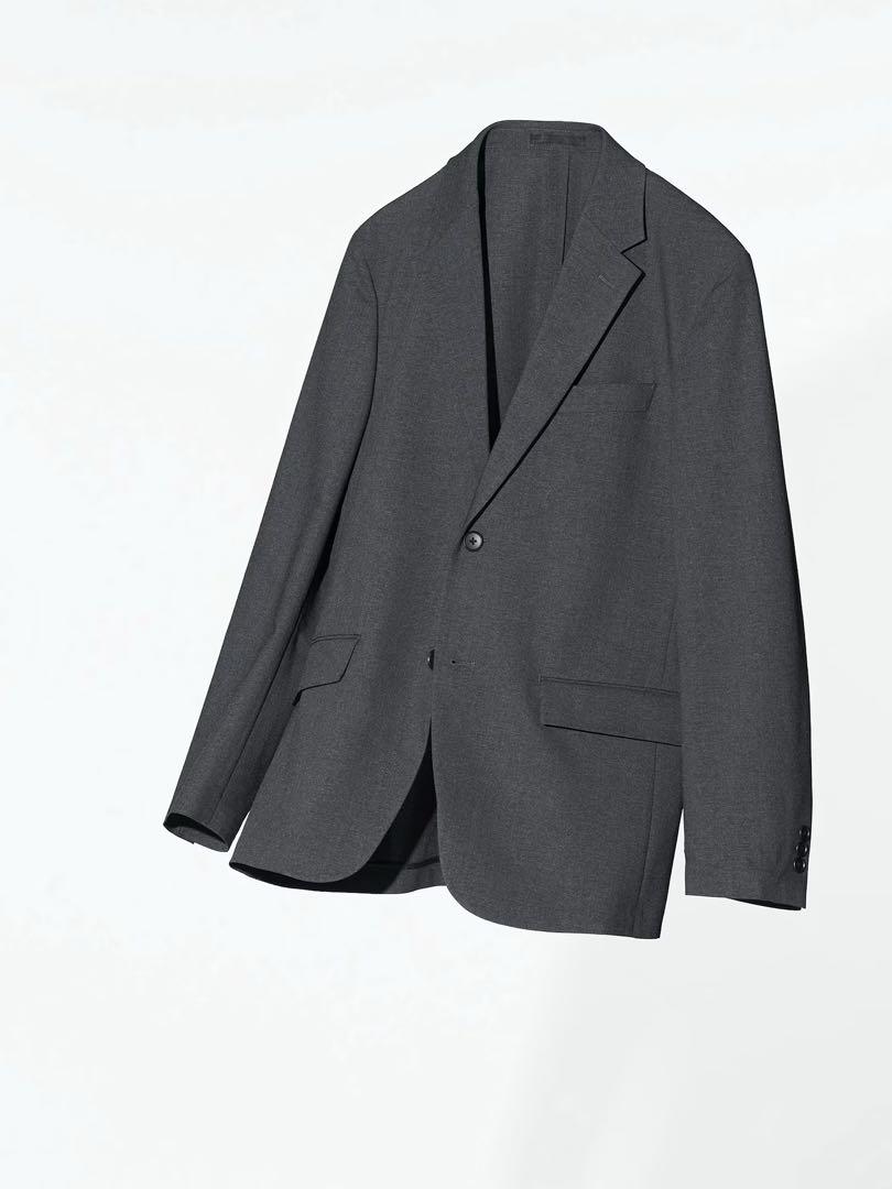 UNIQLO ユニクロ 感動ジャケット＋パンツ 上下セット ネイビー