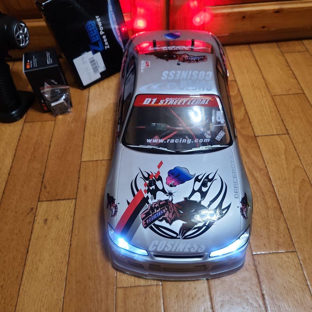タミヤ ドリフト ラジコン フルセット　■超改造シャーシ■　TT01　シルビア タミヤ 電動RCカーシリーズ 1/10RC ニスモ COPPERMIX シルビア