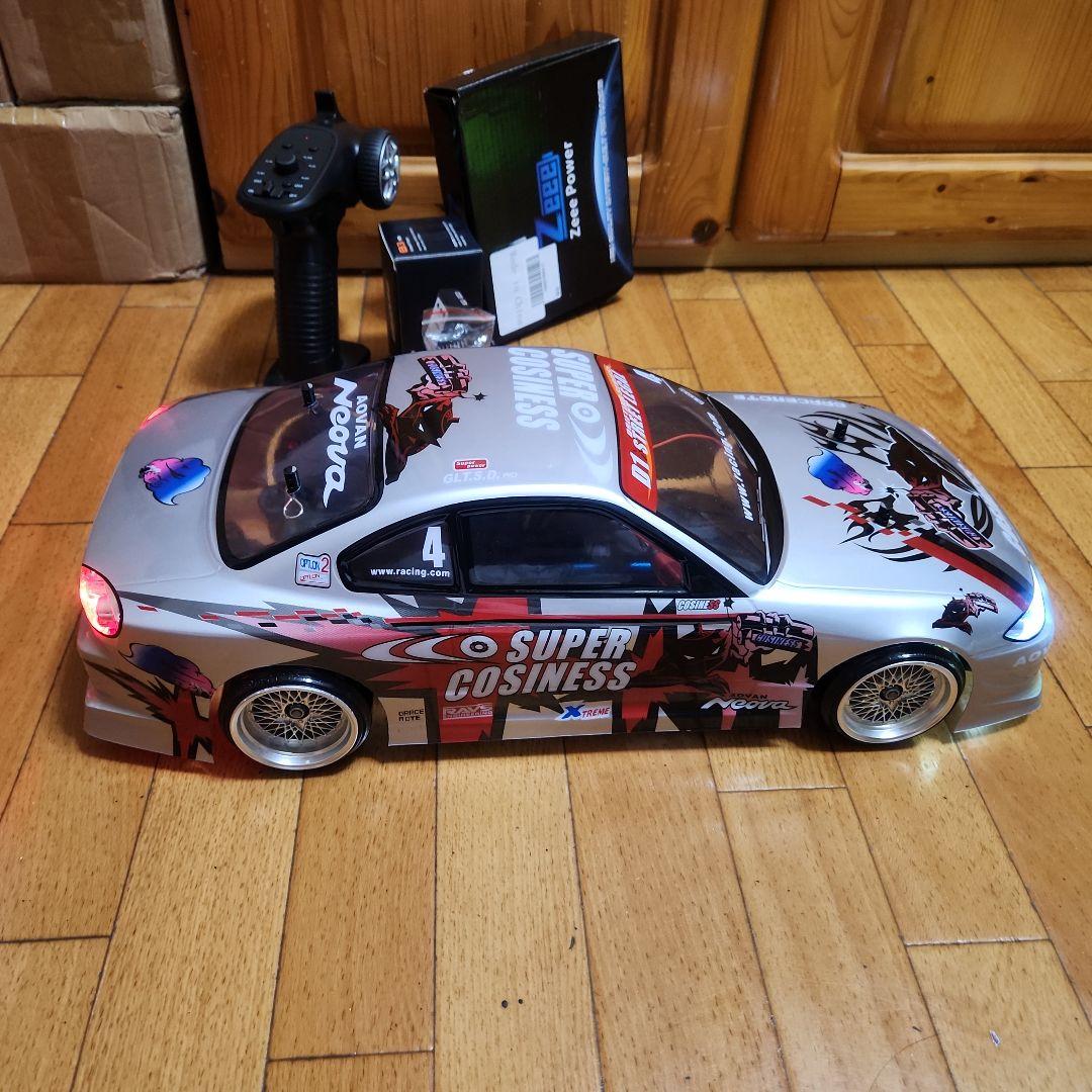 タミヤ ドリフト ラジコン フルセット TT01 シルビア ボディ