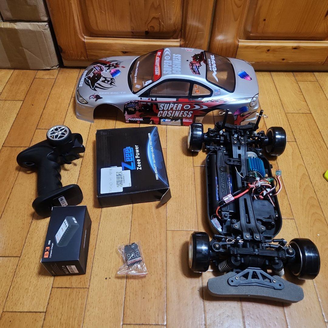 タミヤ ドリフト ラジコン フルセット　TT01　シルビア　ボディ　　TT02 タミヤ ドリフト ラジコン フルセット TT01 シルビア ボディ