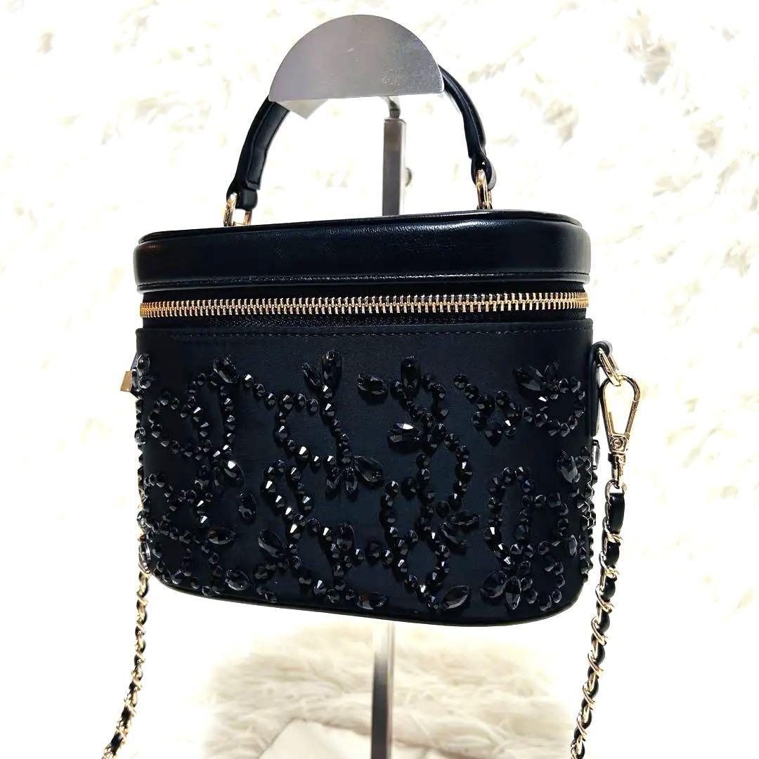 ⭐︎美品⭐︎ RANDA ランダ 2way バニティバッグ 黒
