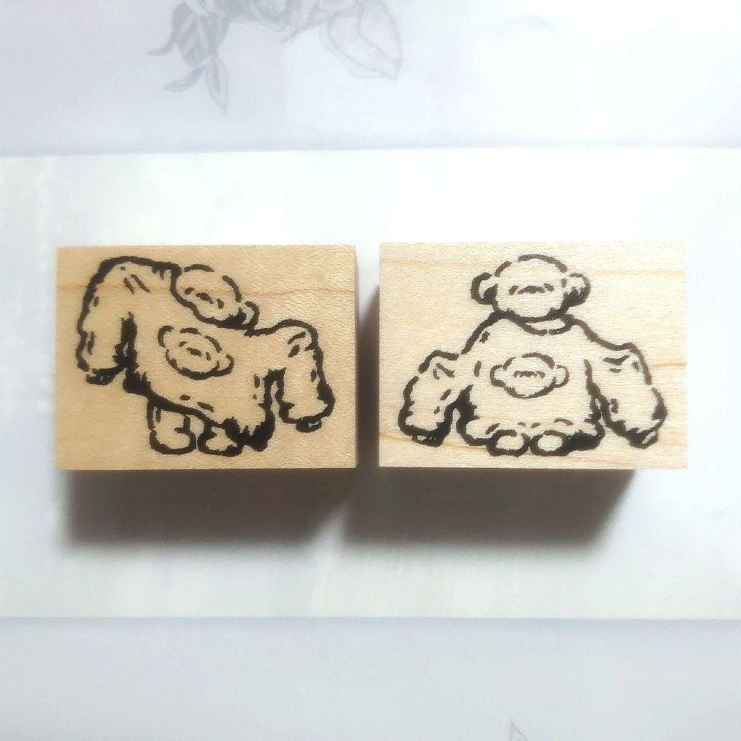 PEPINペピンくまちゃんニット ハンコレ２個新品未使用スタンプフェスティバル
