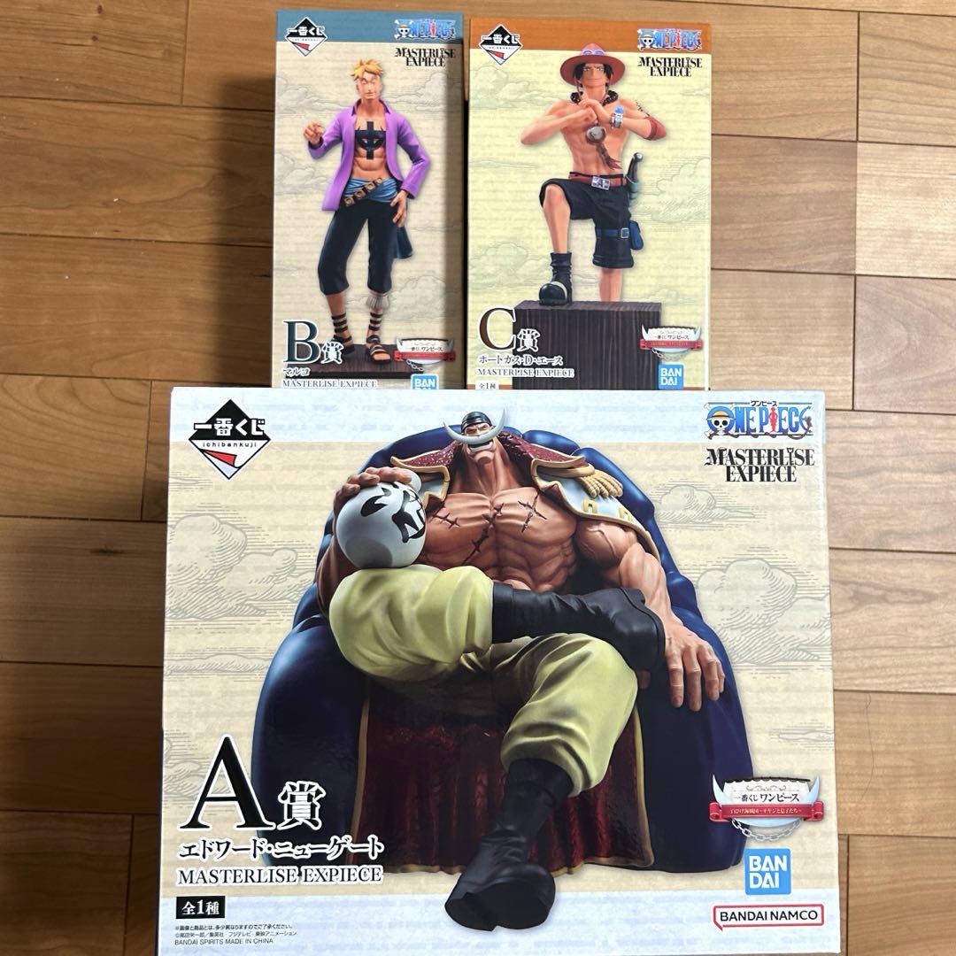 ONE PIECE - 一番くじ ワンピース フィギュア エドワード ニューゲート エース マルコ 一番くじ ワンピース フィギュア エドワード ニューゲート