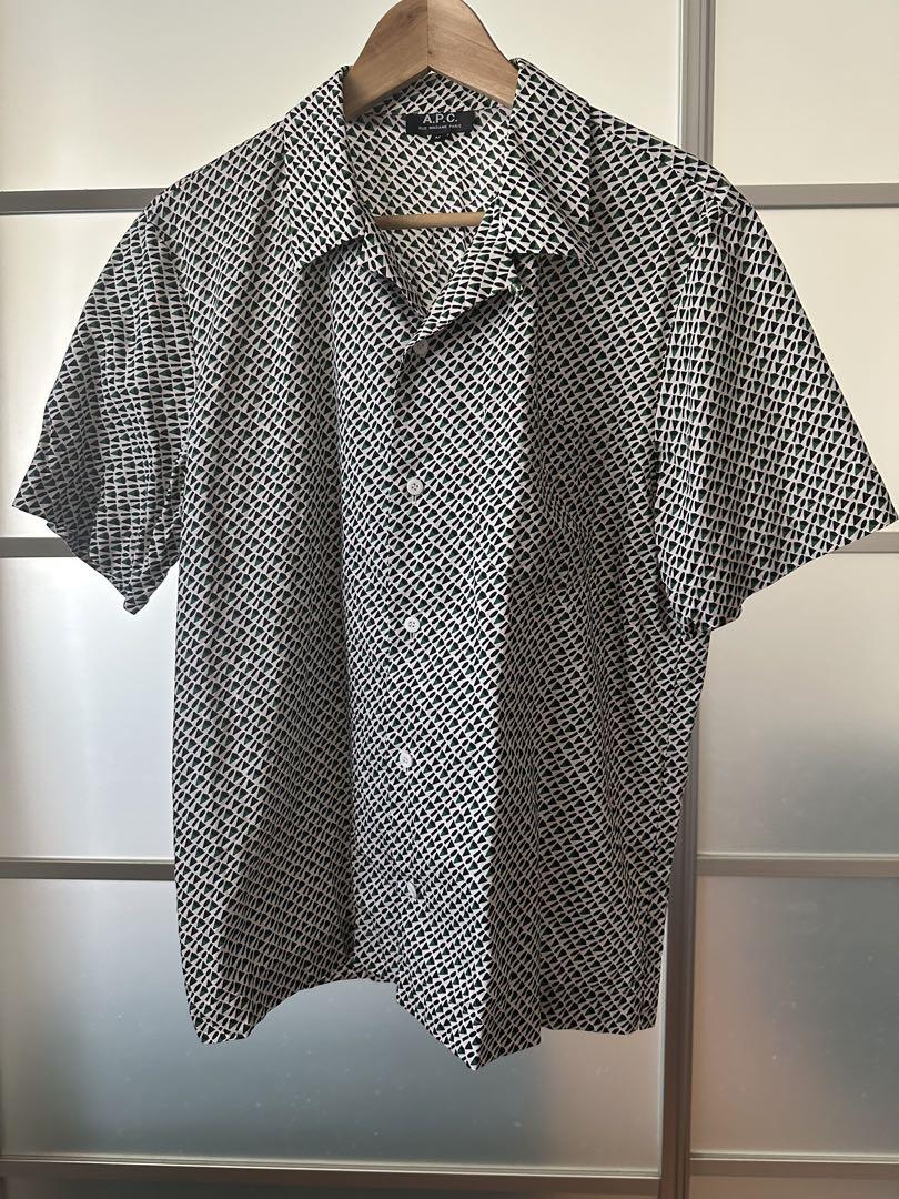 A.P.C. 幾何学模様 半袖シャツ