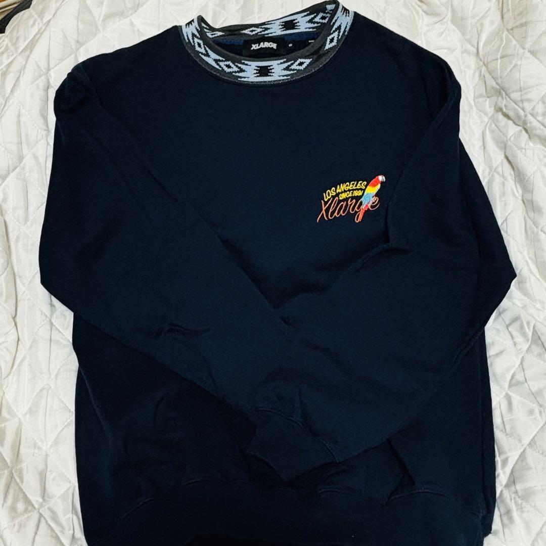 【即発☆送込】XLARGE スウェット 首元がお洒落♪ PARROT☆ロゴ 即発☆送込】XLARGE スウェット 首元がお洒落♪ PARROT☆ロゴ (X
