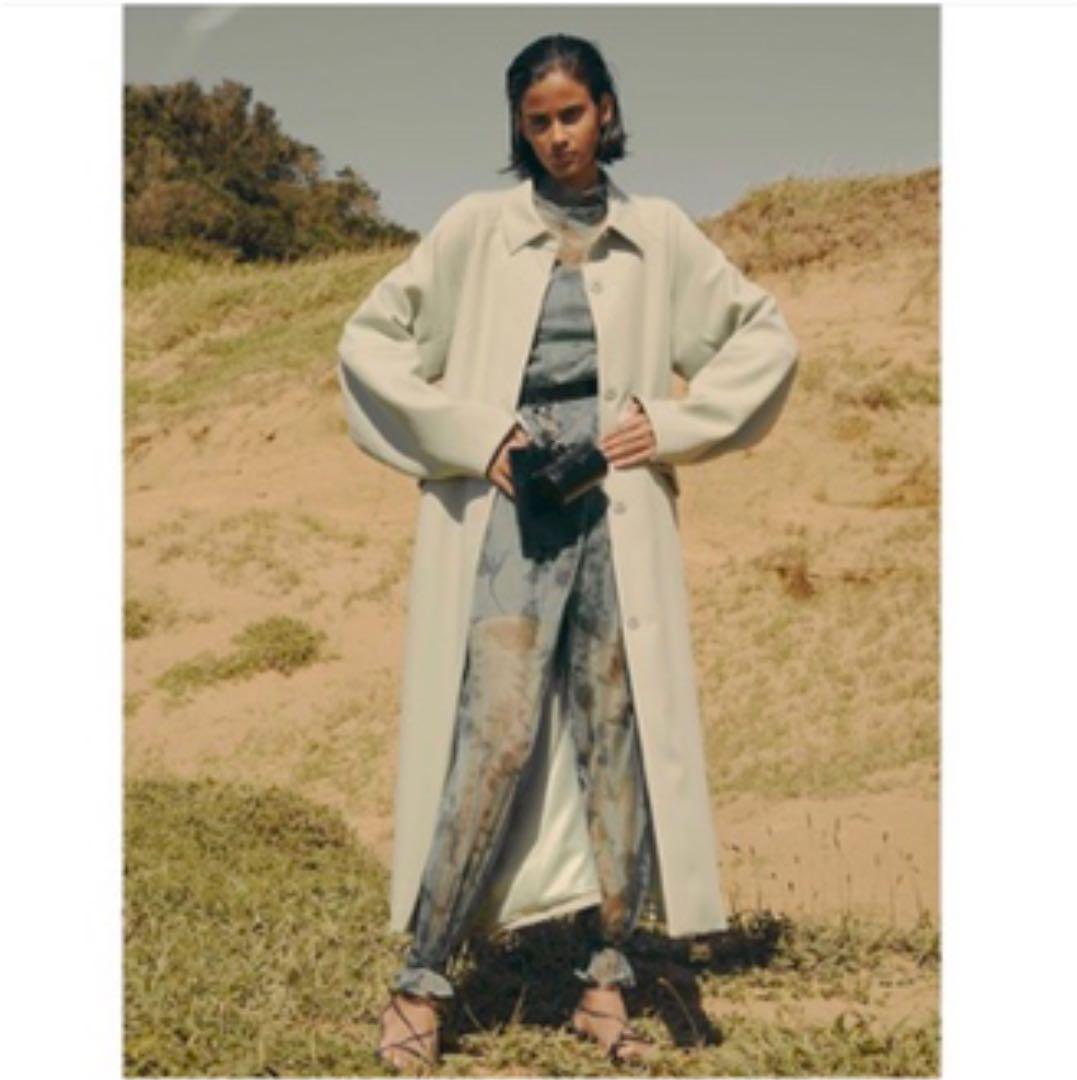 BOTTLE WAVE SLEEVE COAT