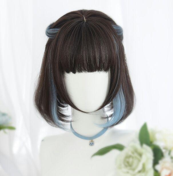 かつら 原宿 かわいいコスプレショートストレート ウィッグ二色 Lolita - メルカリ かつら 原宿 かわいいコスプレショートストレート ウィッグ二色 Lolita - メルカリ