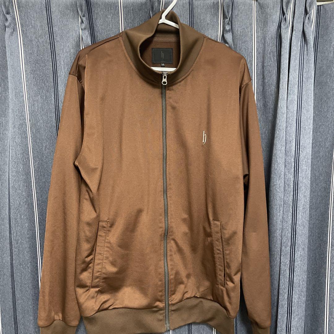 ブルゾン 90s dj honda ハイネック トラック ジャケット ジャージ 茶色 安い販アイテム 【美品】90s ハイネック ジャケット ブルゾン レザー varentino レザージャケット