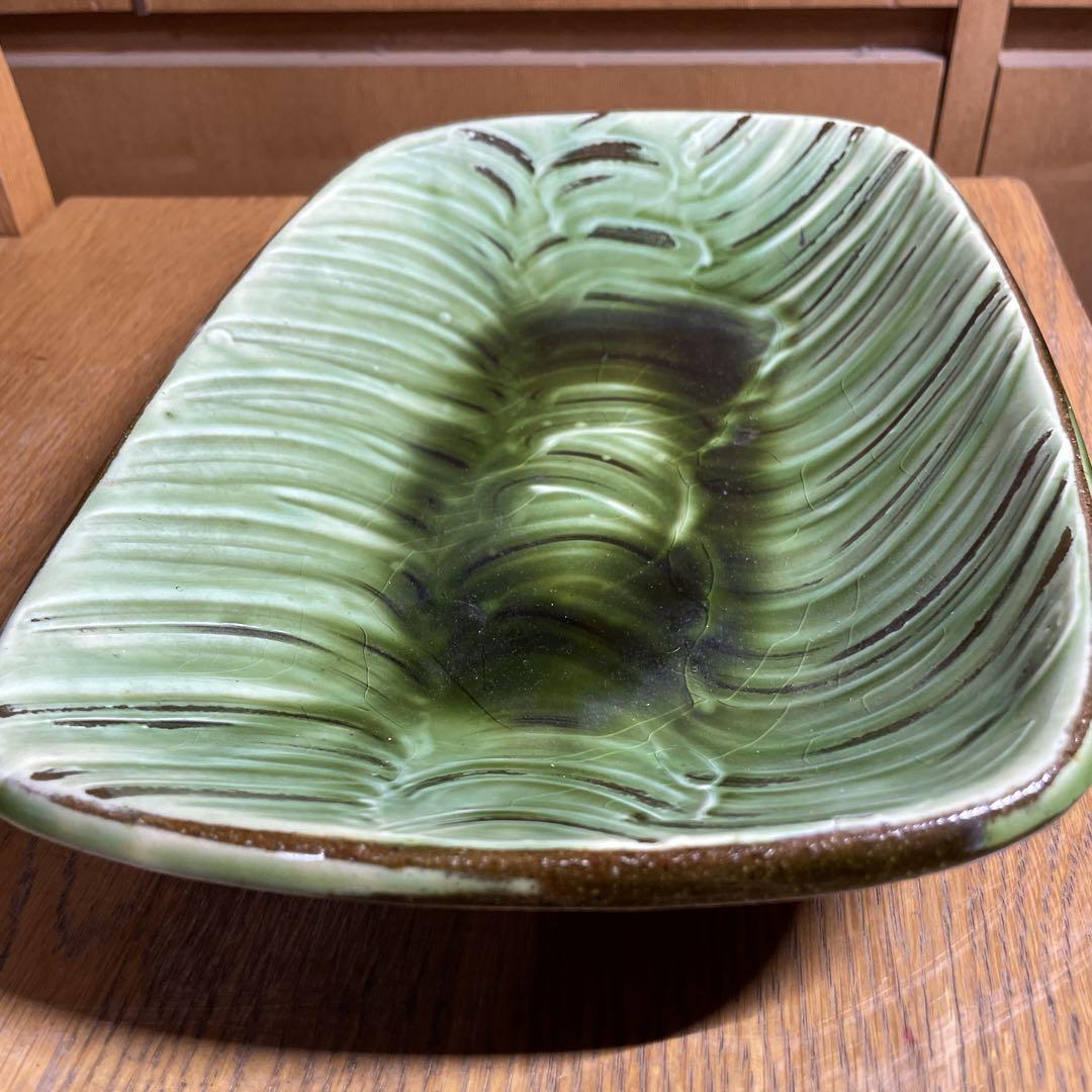 布志名焼　スリップウェア　長皿　箱なし 布志名焼 スリップウェア 長皿 箱なし - メルカリ
