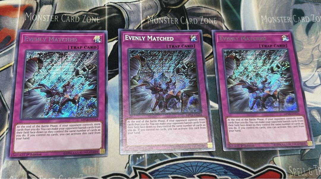 【遊戯王】拮抗勝負 英語版 1st MP18 シークレット 3枚セット