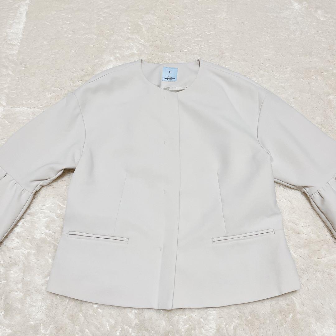 未使用級✨24AW 組曲 コンフォータブルドレープ フレアスリーブジャケット