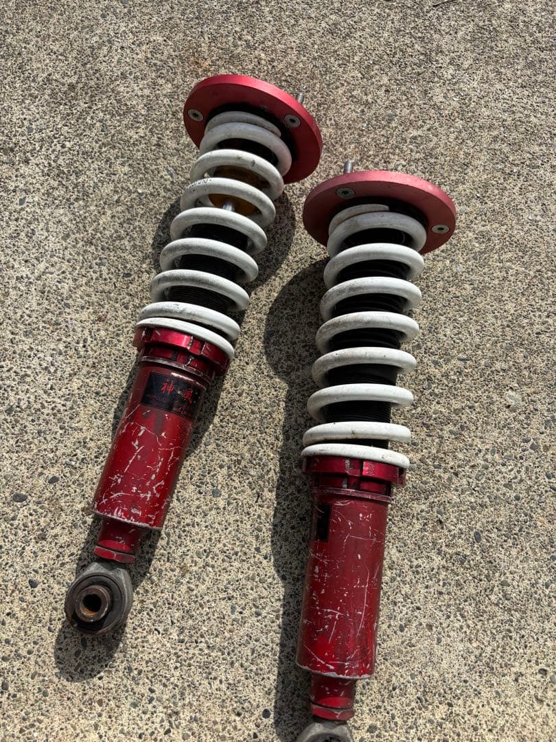 【jzx100 jzs151】ミルキーホワイト神風車高調